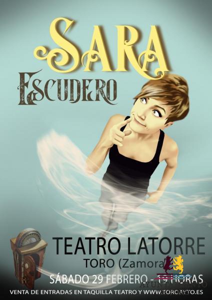 La televisiva humorista Sara Escudero actuar&aacute; ma&ntilde;ana en el Latorre de Toro