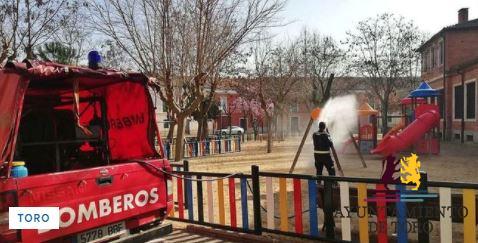 Toro desinfecta los parques infantiles &ldquo;cada dos d&iacute;as&rdquo;